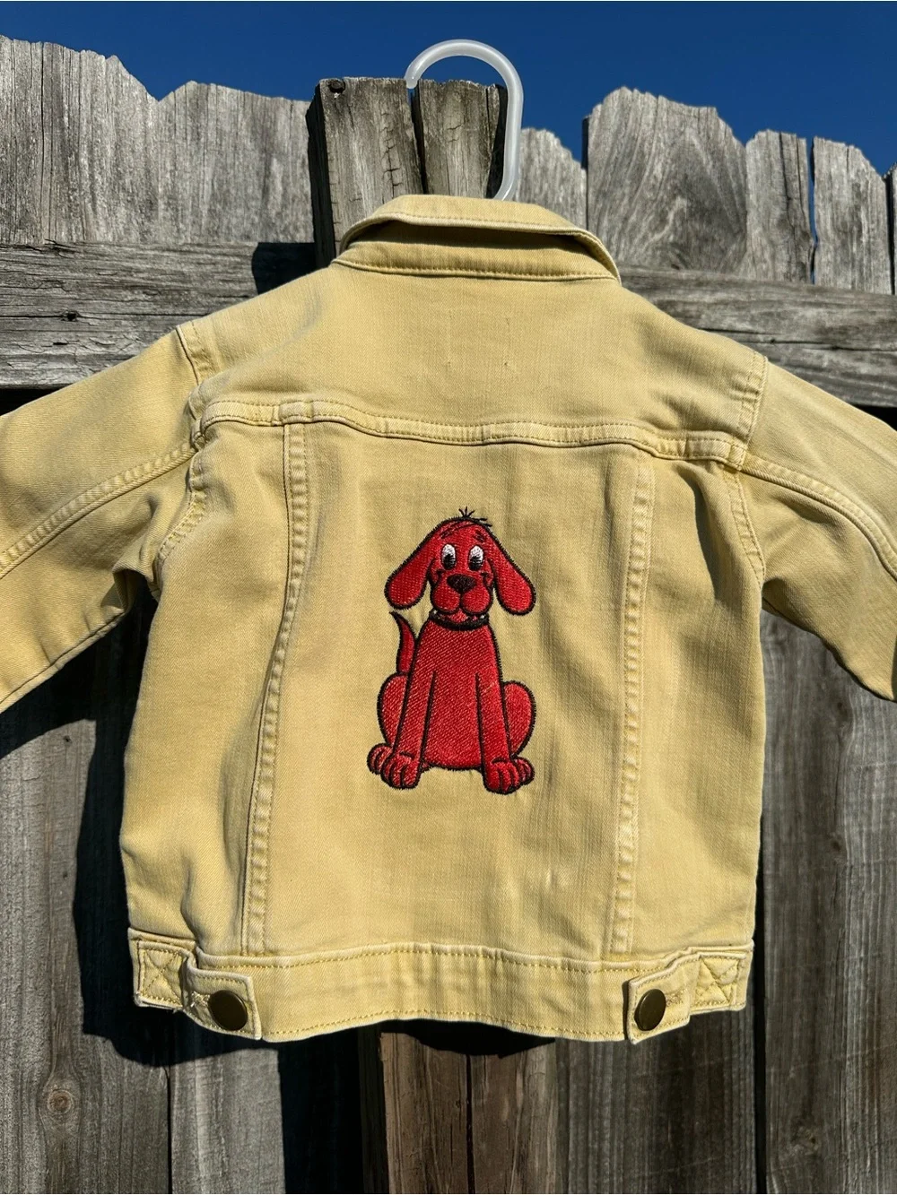 Wonder nation Kids Denim Jacket with Clifford